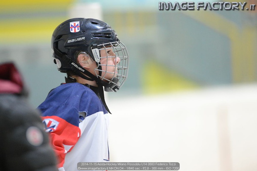 2014-11-15 Aosta-Hockey Milano Rossoblu U14 0683 Federico Tozzi